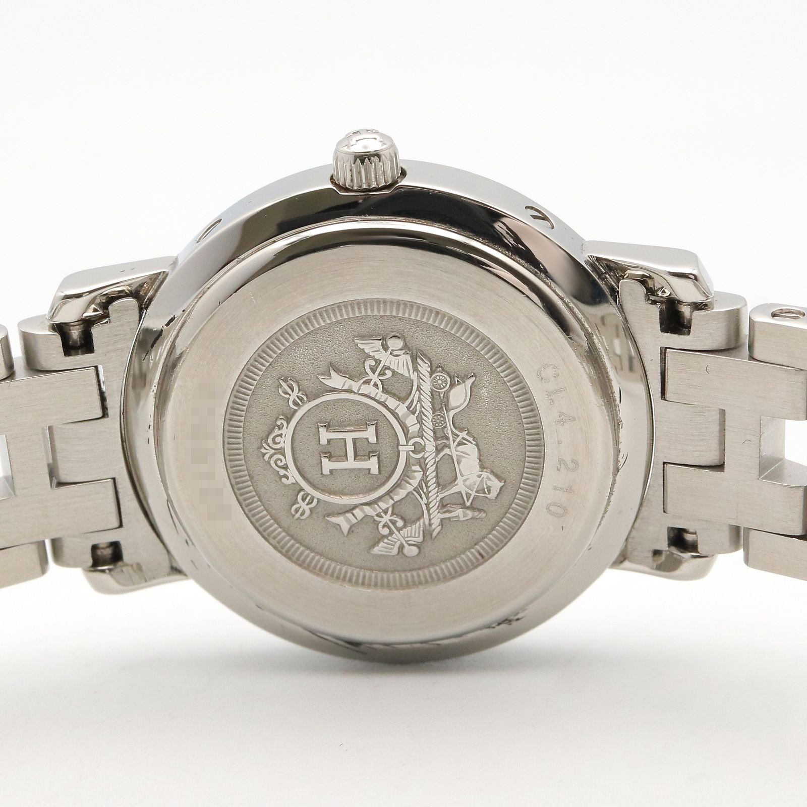 Hermes Watch Clipper White Stainless Steel — view 5
