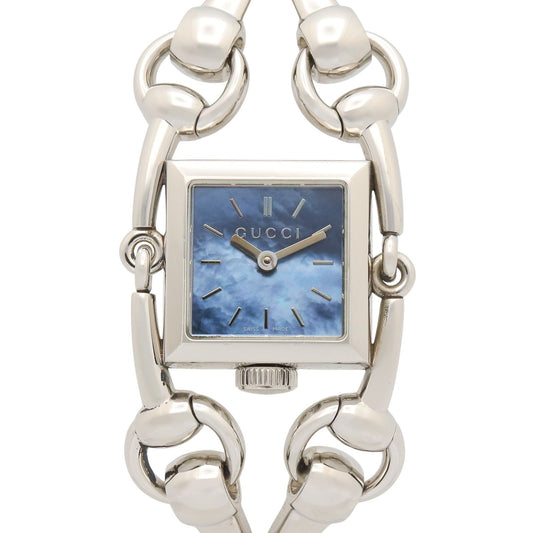 Gucci Watch Signoria 116.5 Blue Shell Stainless Steel