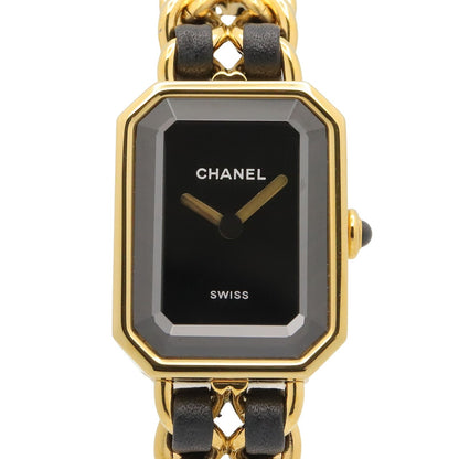 Chanel Watch Premiere Original Edition M Black Leather