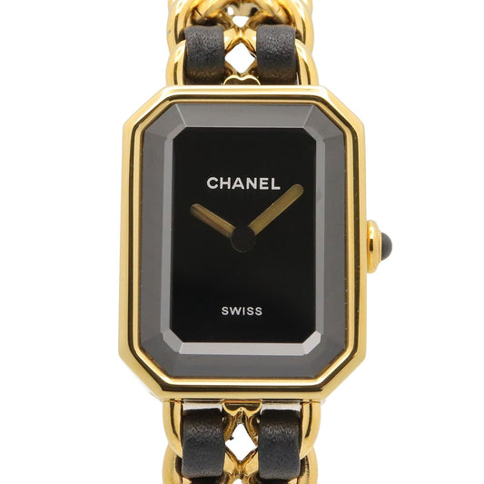 Chanel Watch Premiere Original Edition M Black Leather