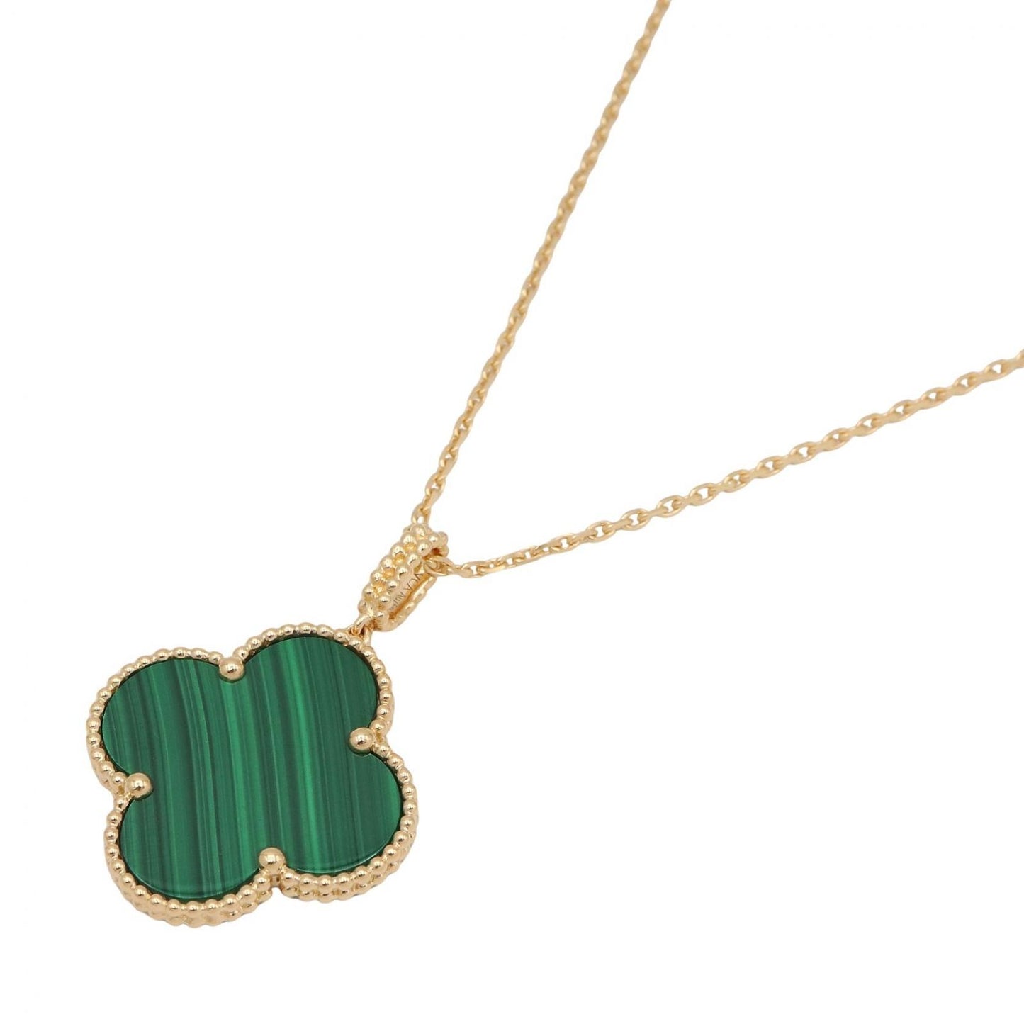 Van Cleef & Arpels Necklace Magic Alhambra Malachite Long 82.5 90 cm 18k