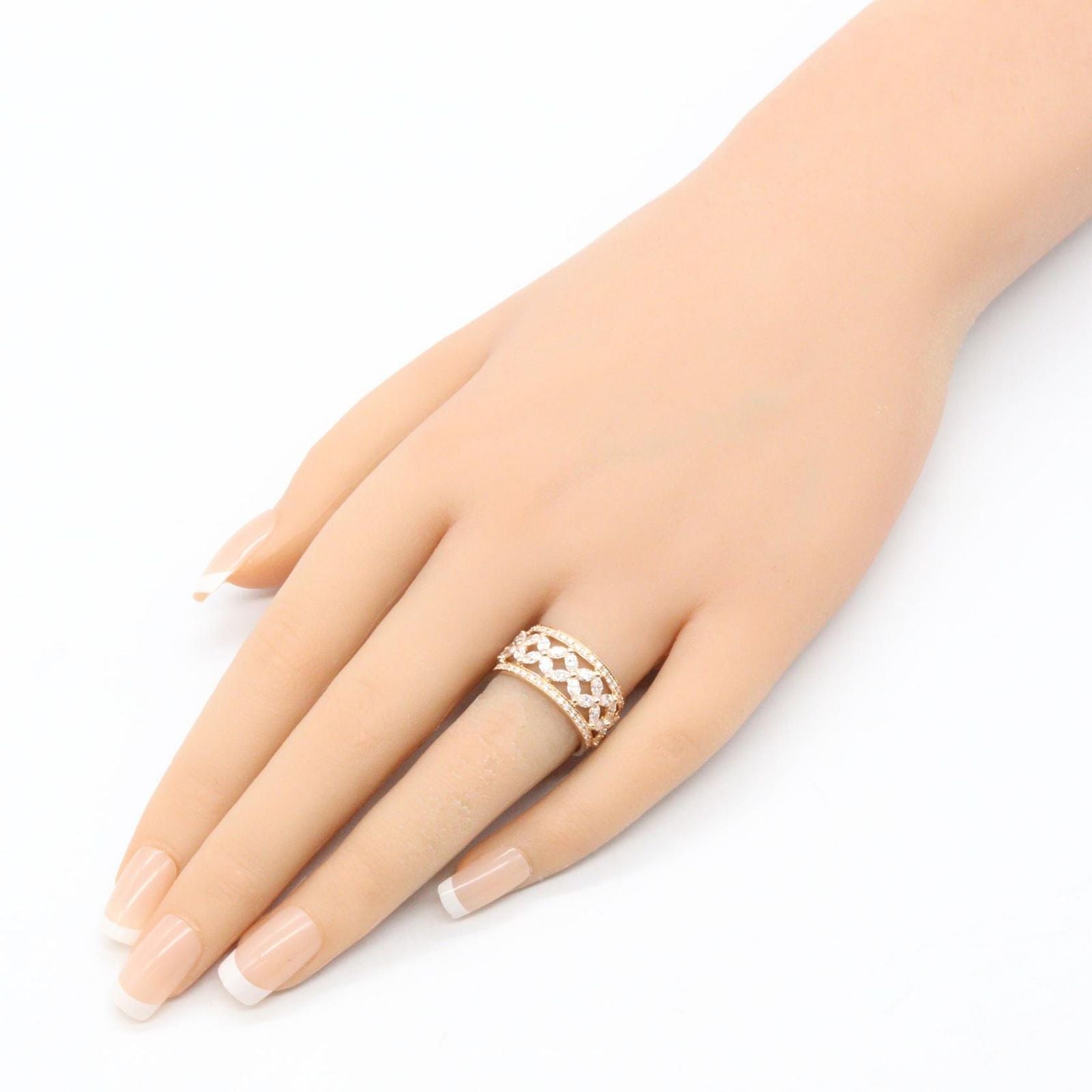 Tiffany & Co Ring Victoria Diamond 18k Pink Gold — view 8
