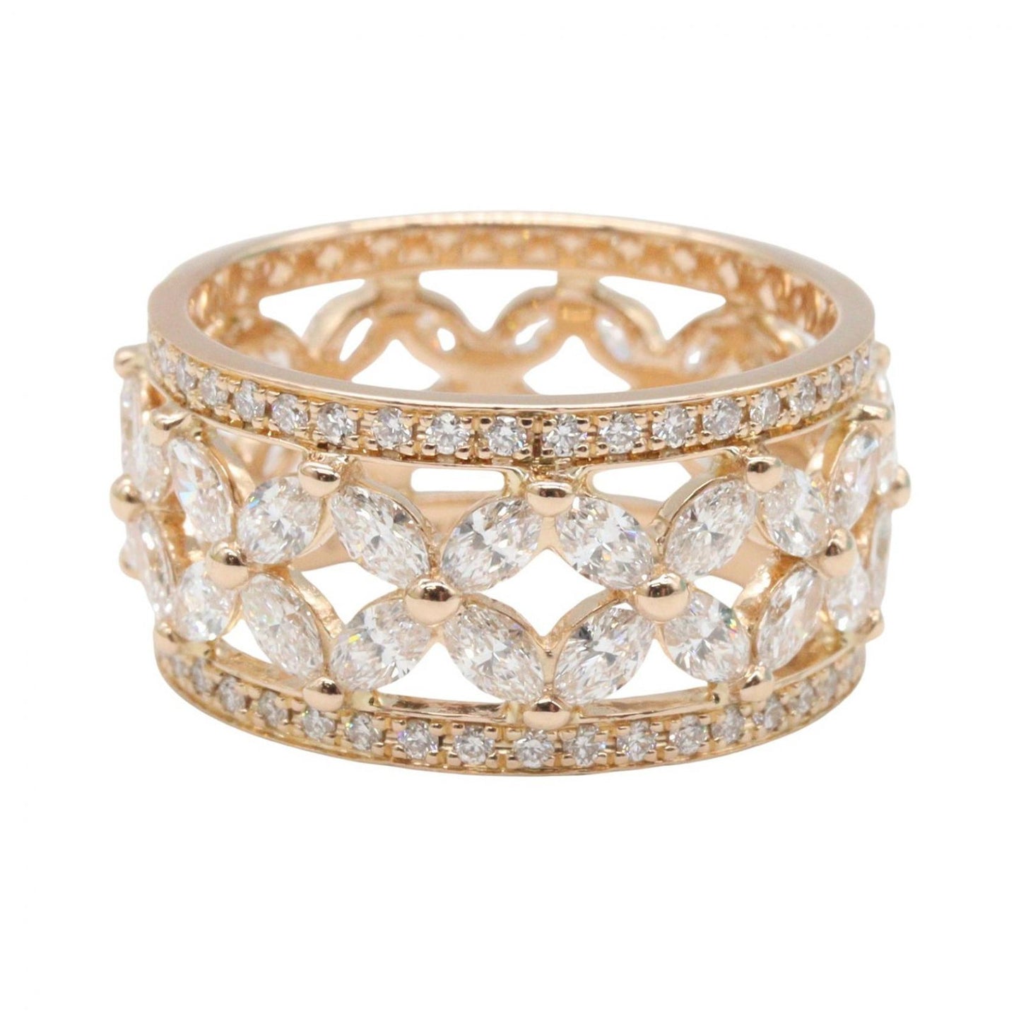 Tiffany & Co Ring Victoria Diamond 18k Pink Gold — view 2
