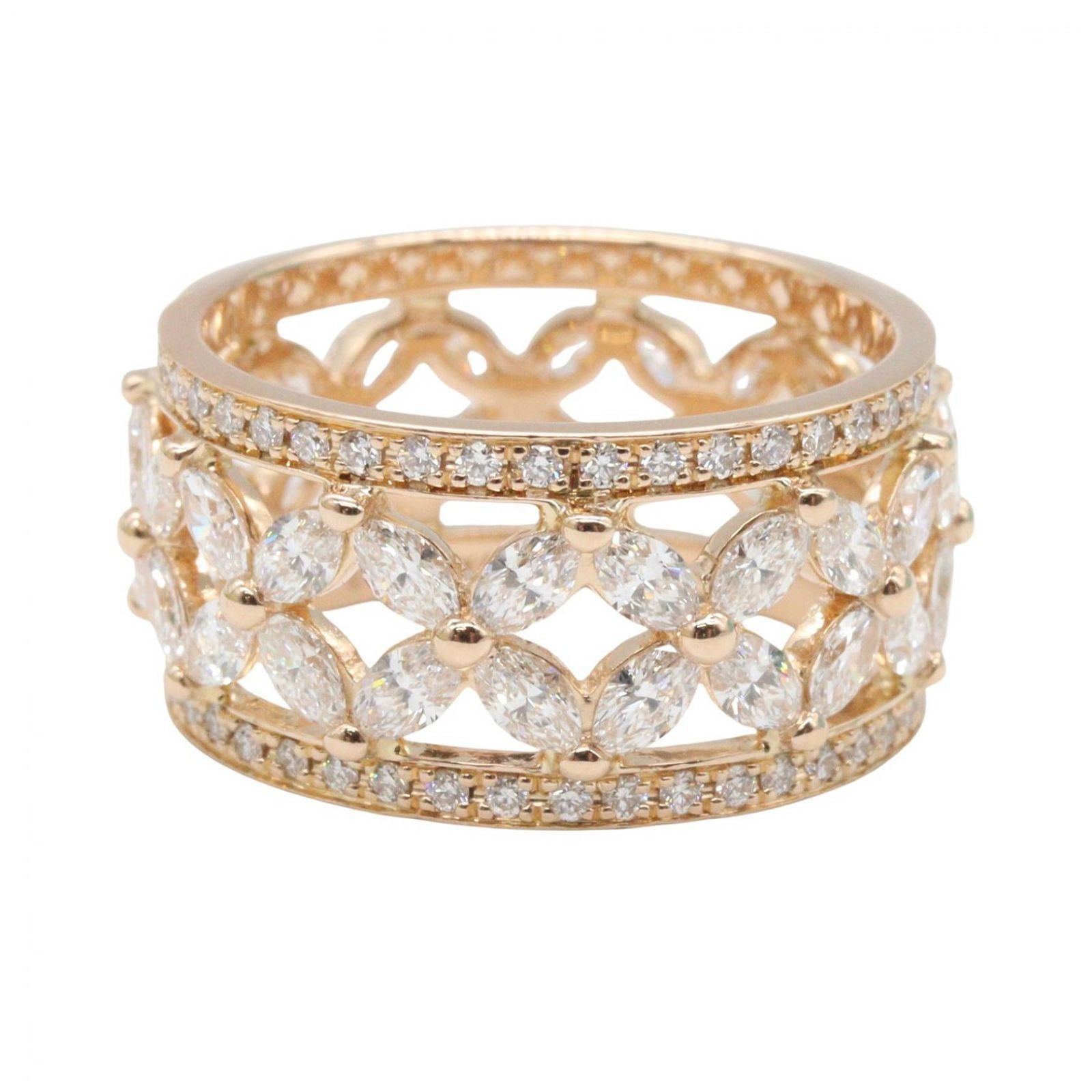 Tiffany & Co Ring Victoria Diamond 18k Pink Gold — view 2