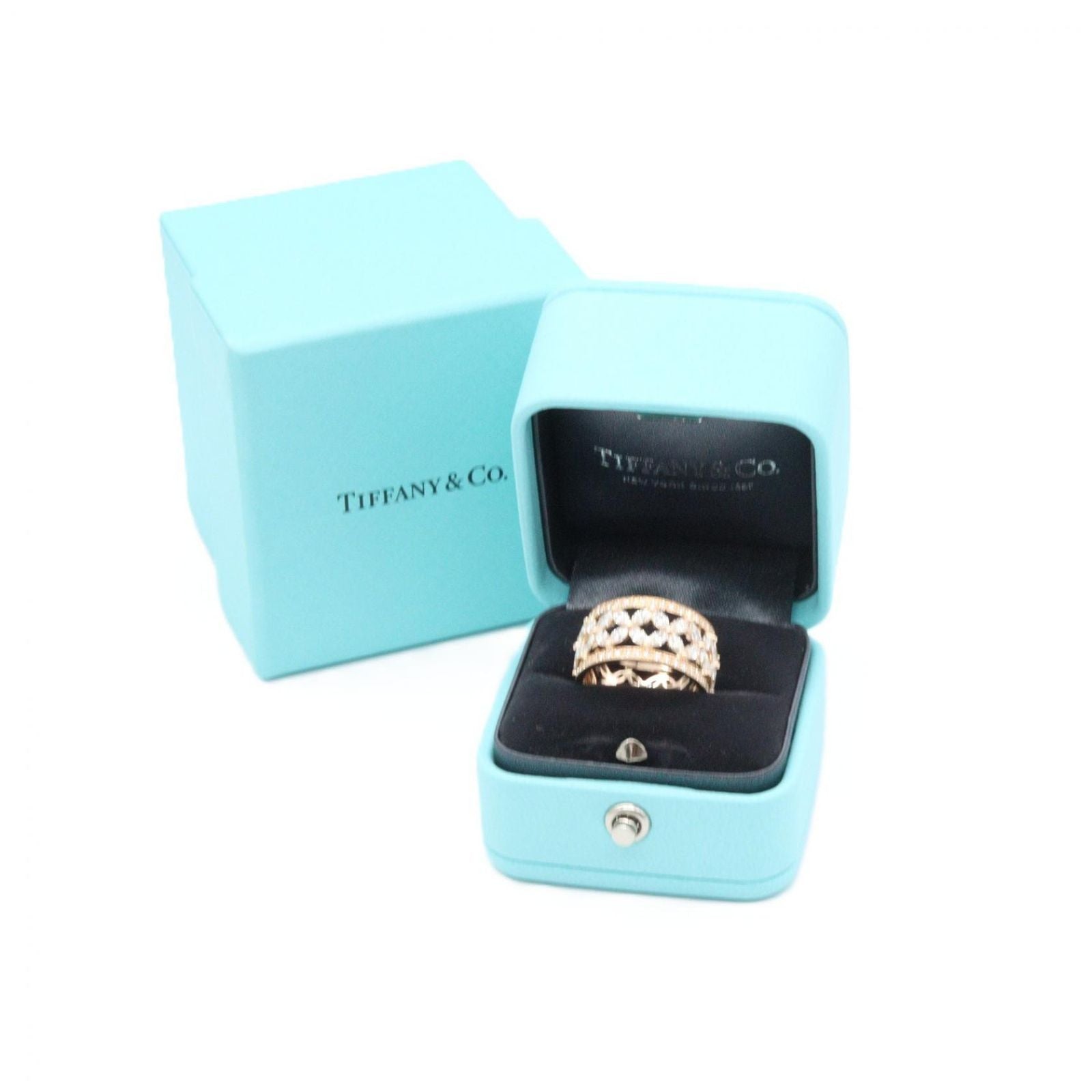 Tiffany & Co Ring Victoria Diamond 18k Pink Gold — view 7
