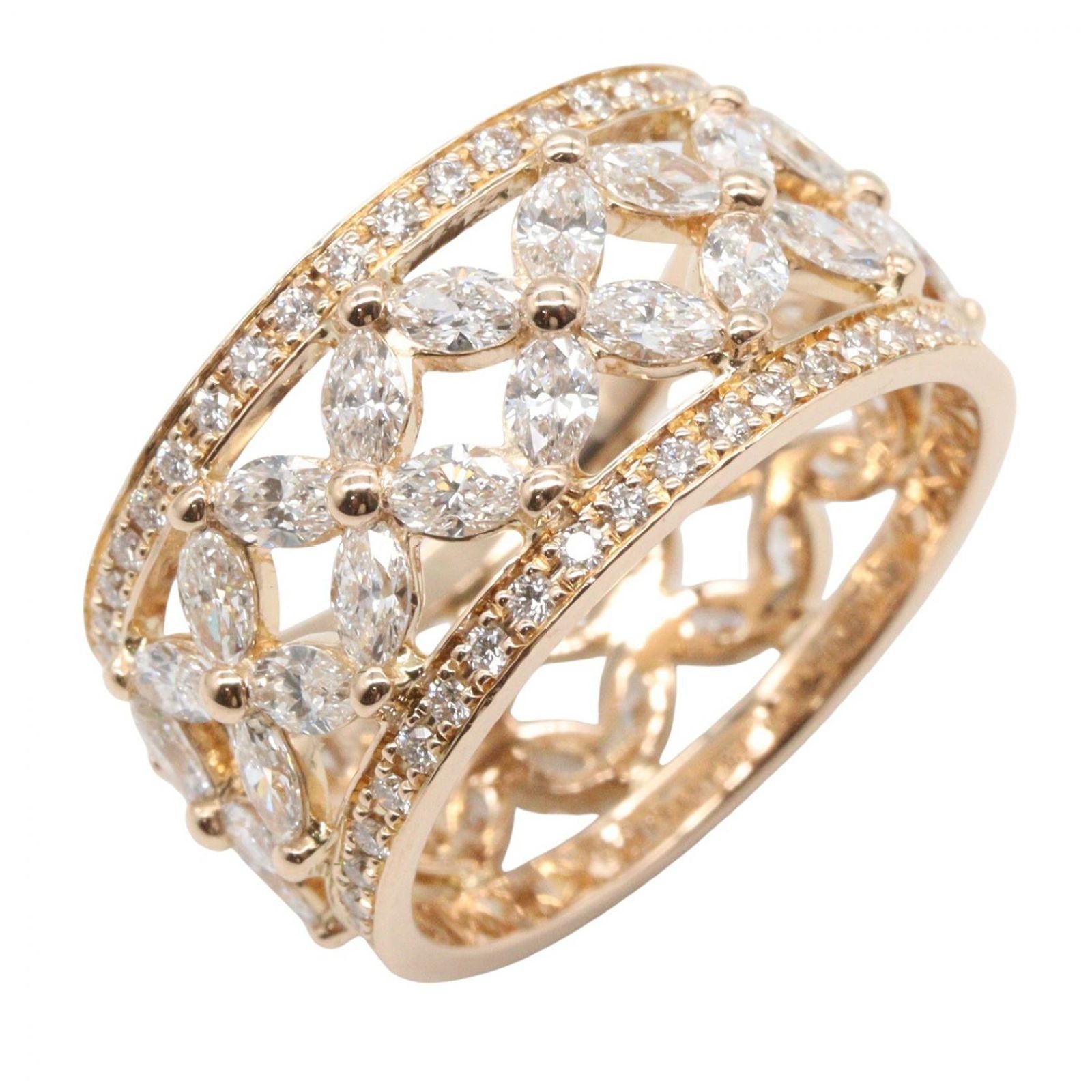 Tiffany & Co Ring Victoria Diamond 18k Pink Gold
