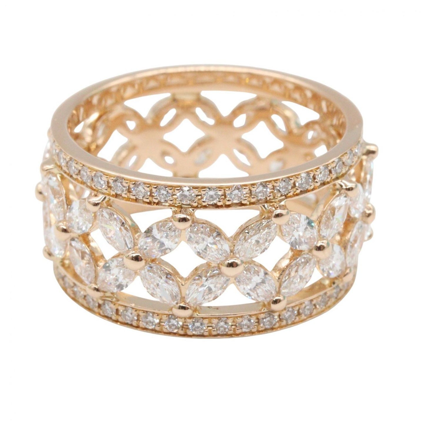 Tiffany & Co Ring Victoria Diamond 18k Pink Gold — view 3