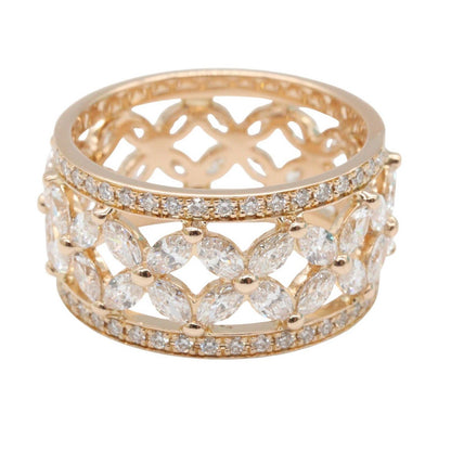 Tiffany & Co Ring Victoria Diamond 18k Pink Gold — view 3