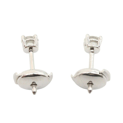 Tiffany & Co Earrings Platinum Diamond Solitaire — view 2