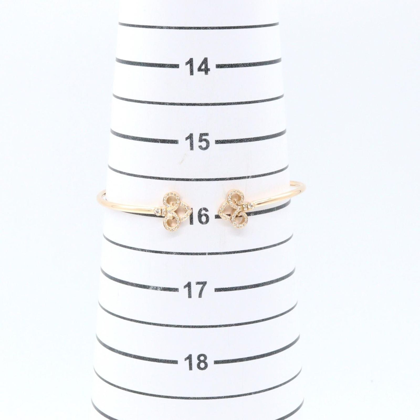 Tiffany & Co Bracelet Fleur de Lis Diamond 16 cm 18k Pink Gold — view 5