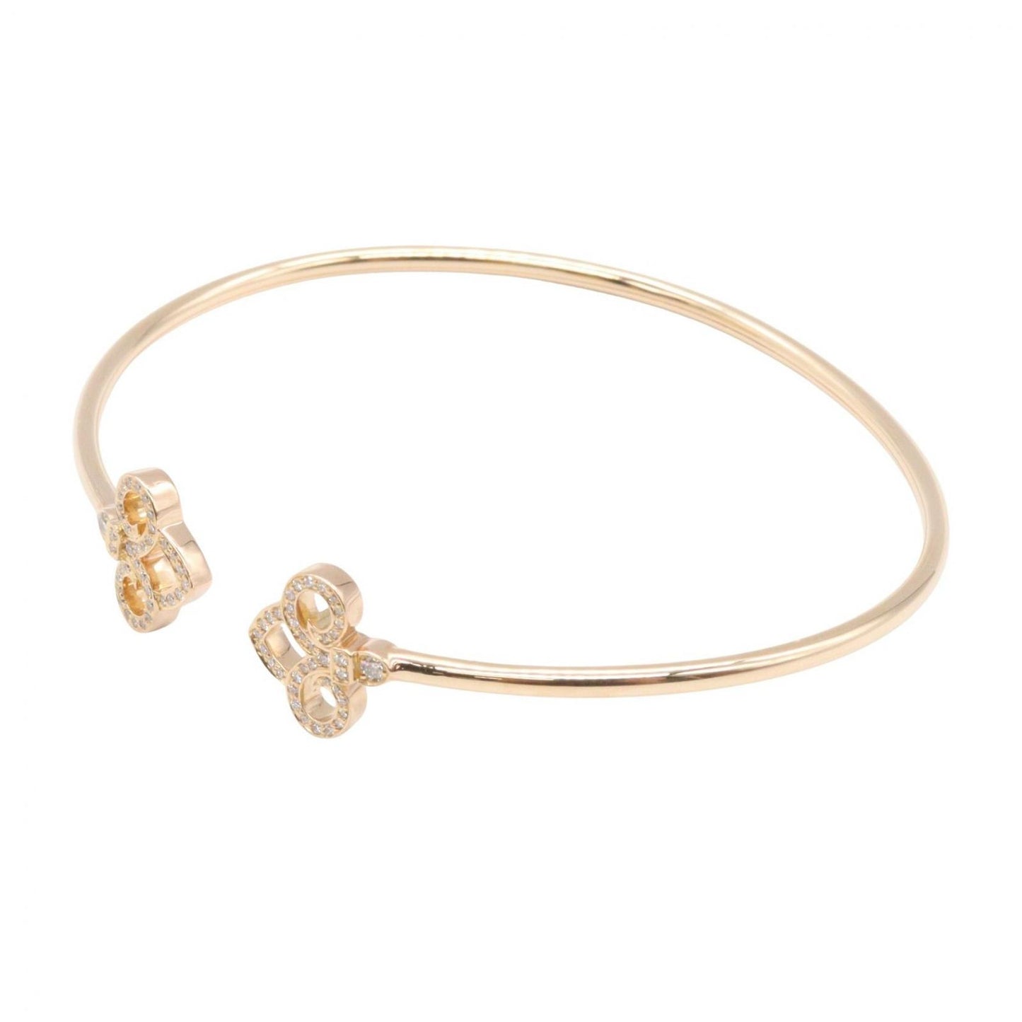 Tiffany & Co Bracelet Fleur de Lis Diamond 16 cm 18k Pink Gold — view 3