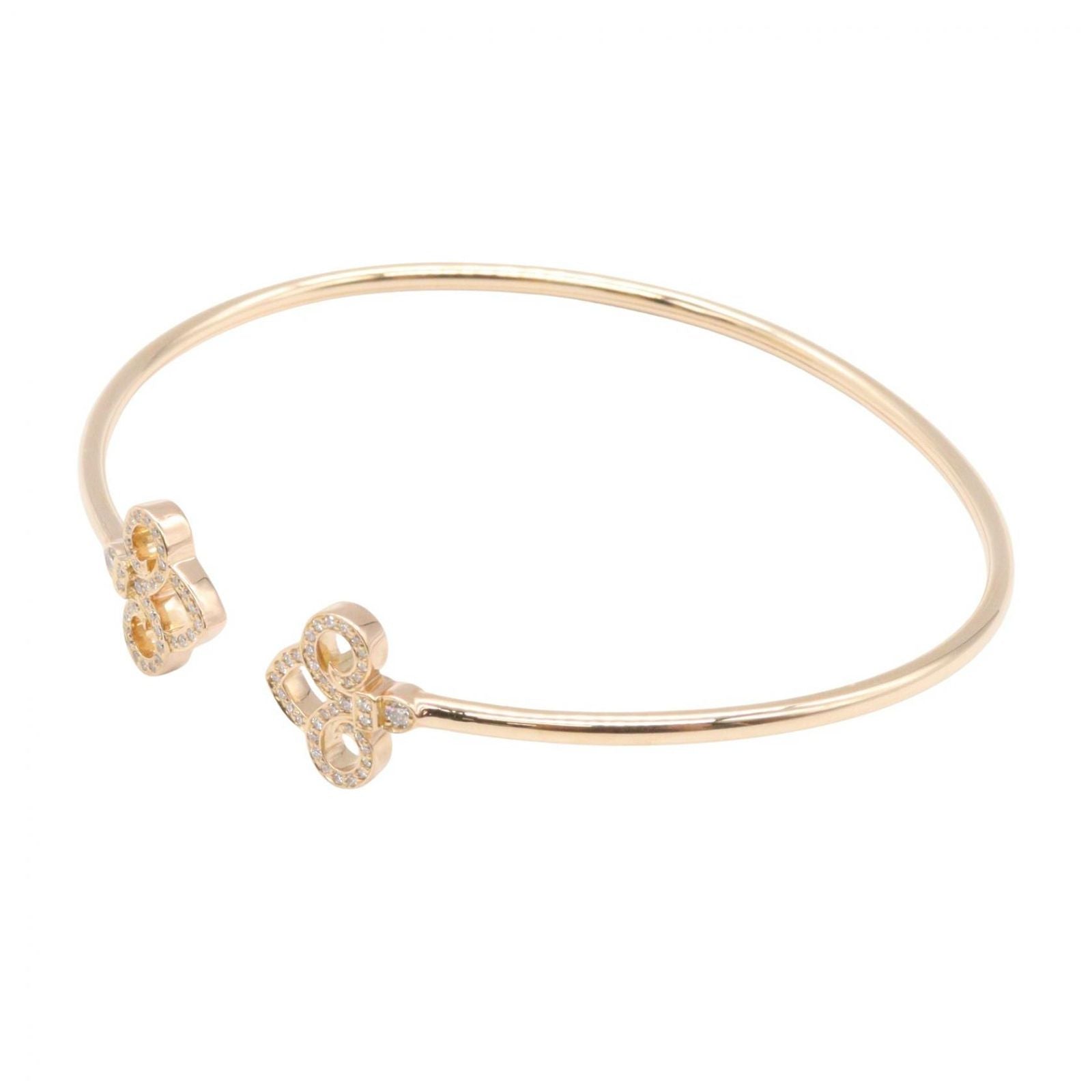 Tiffany & Co Bracelet Fleur de Lis Diamond 16 cm 18k Pink Gold — view 3