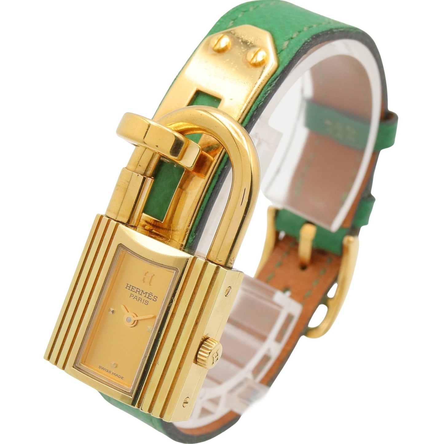Hermes Kelly Watch Champagne Leather — view 2
