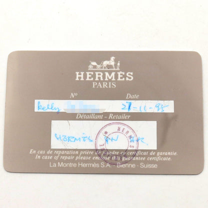 Hermes Kelly Watch Champagne Leather — view 9