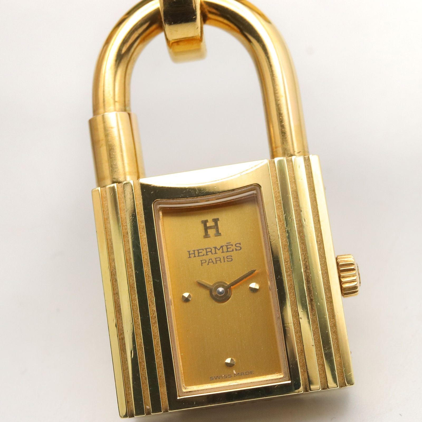 Hermes Kelly Watch Champagne Leather — view 6