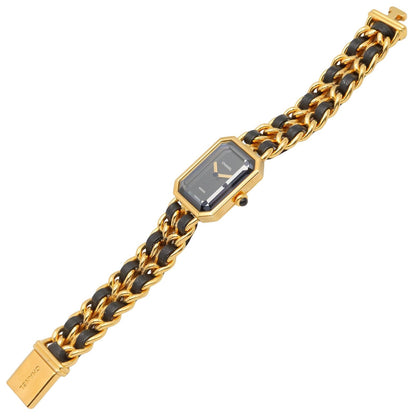 Chanel Watch Premiere M Black Leather — view 3