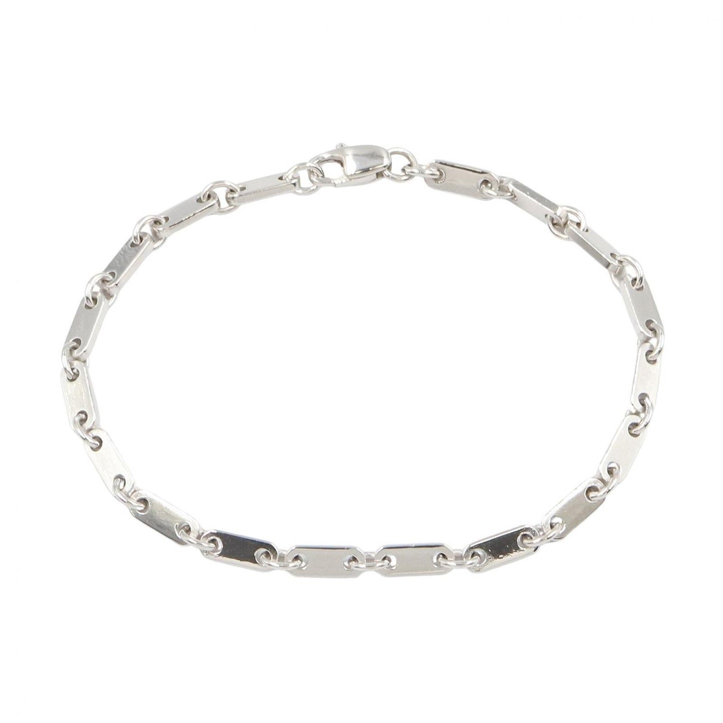 Cartier Bracelet Figaro 17 cm 18k White Gold