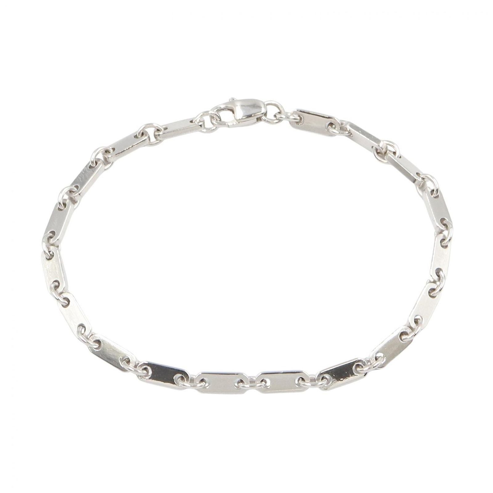 Cartier Bracelet Figaro 17 cm 18k White Gold