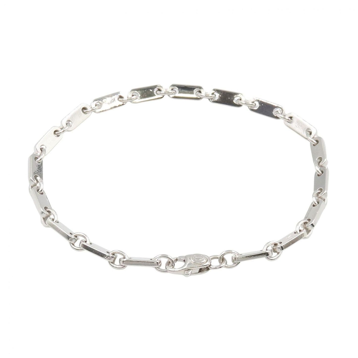 Cartier Bracelet Figaro 17 cm 18k White Gold — view 2
