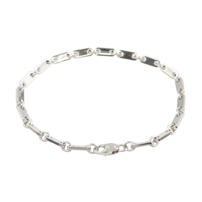 Cartier Bracelet Figaro 17 cm 18k White Gold — view 2