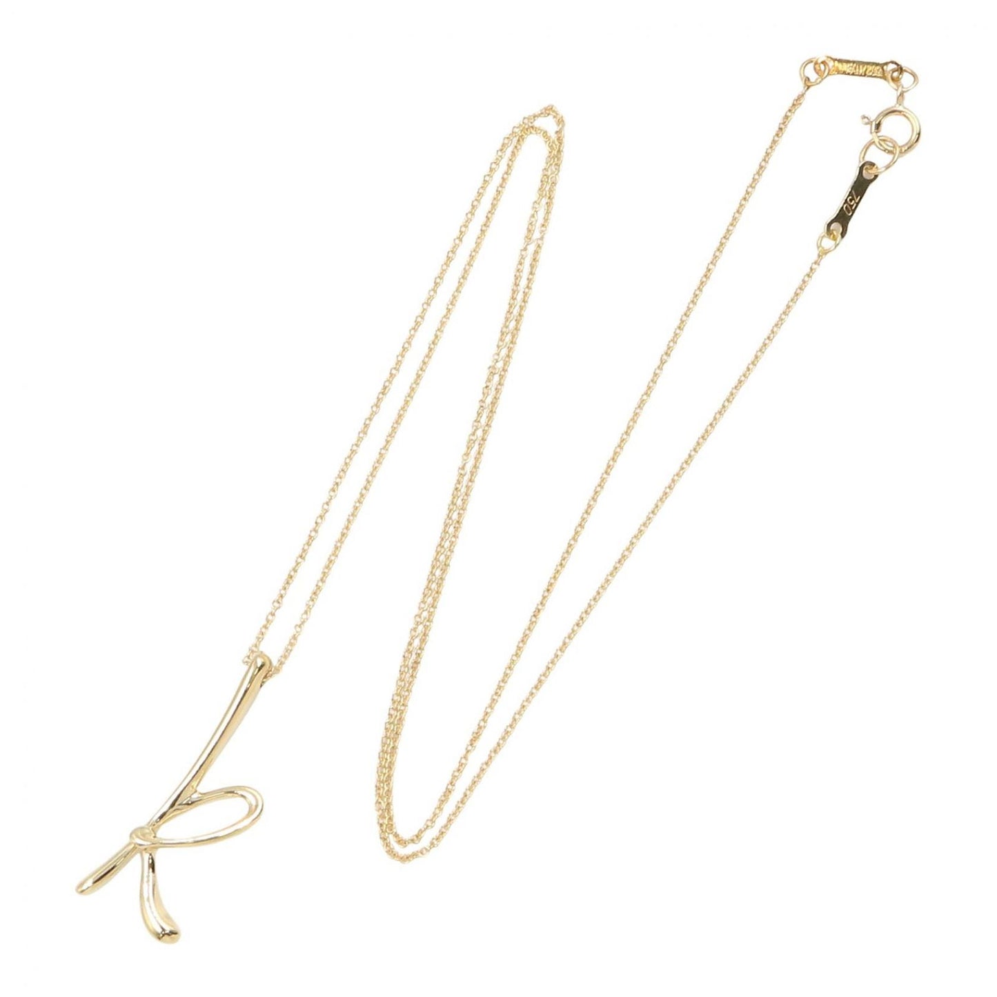 Tiffany & Co Necklace Initial Letter 41 cm 18k — view 2