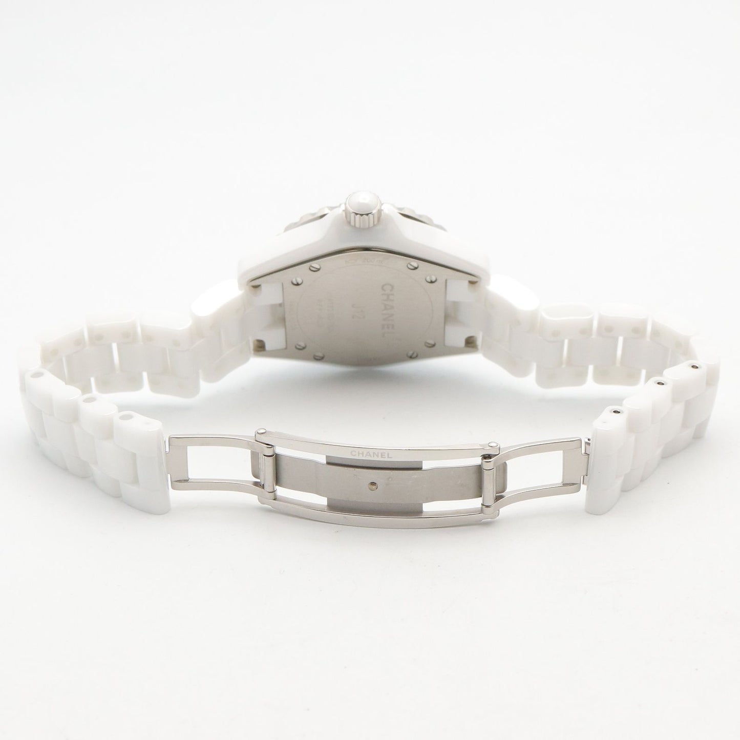 Chanel Watch Diamond Pink Shell Ceramic — view 4