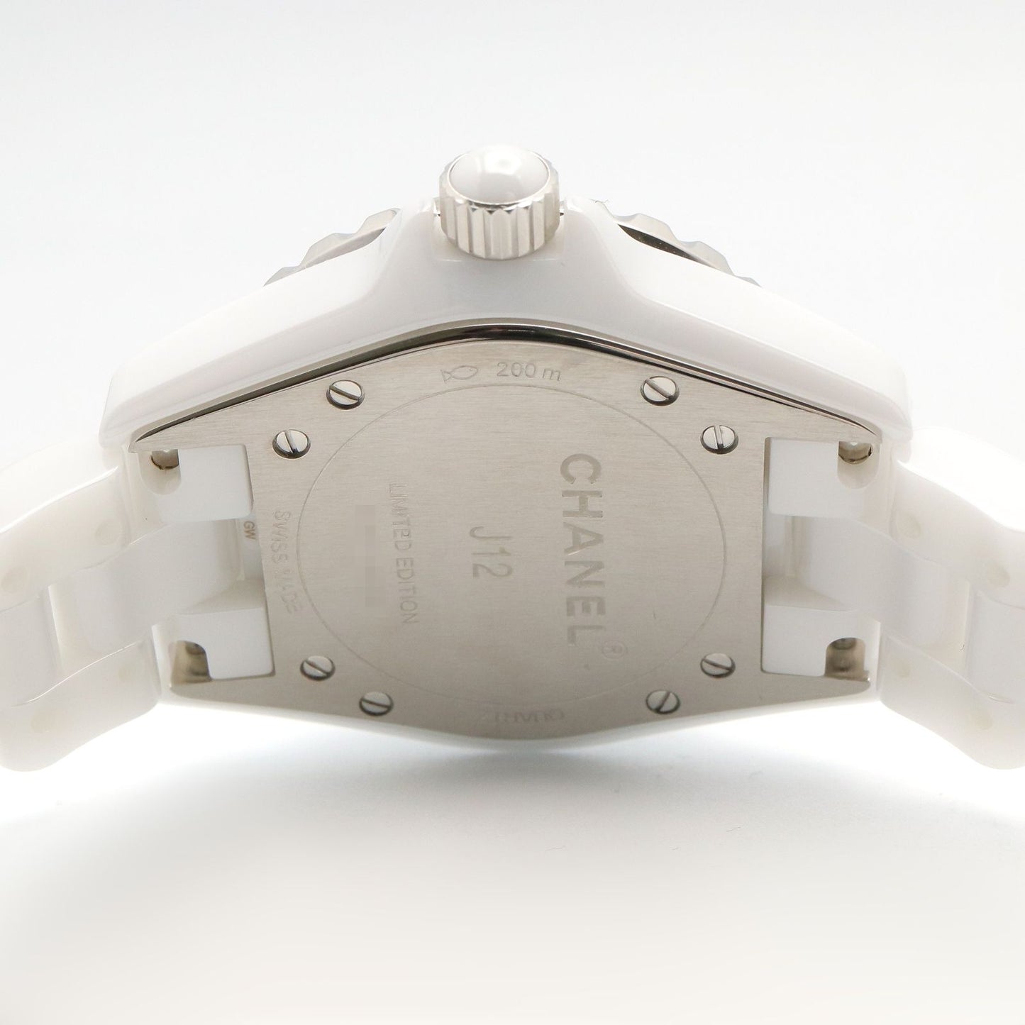Chanel Watch Diamond Pink Shell Ceramic — view 5