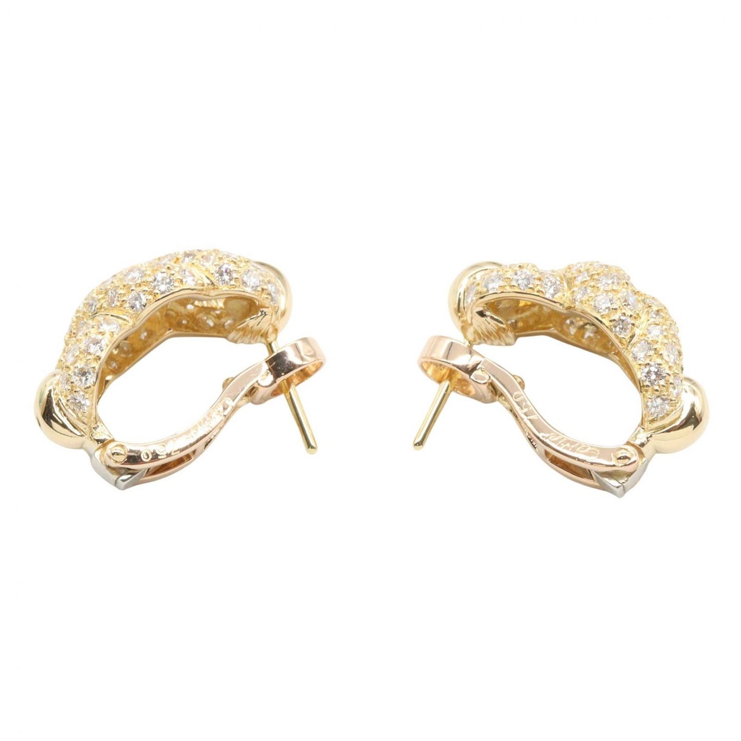 Cartier Earrings Tornado Diamond 18k — view 2