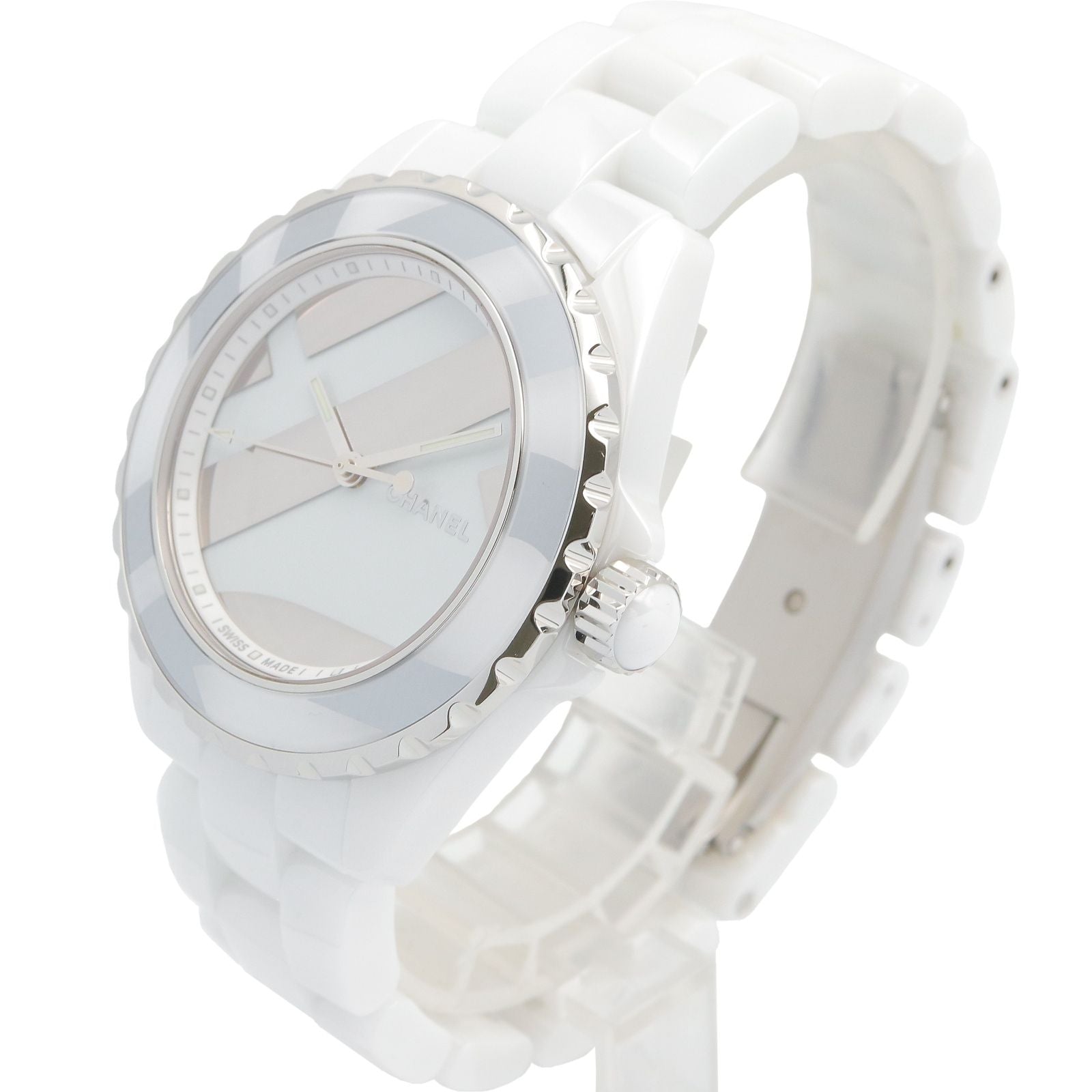 Chanel Watch Untitled White Ceramic — view 2