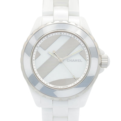 Chanel Watch Untitled White Ceramic
