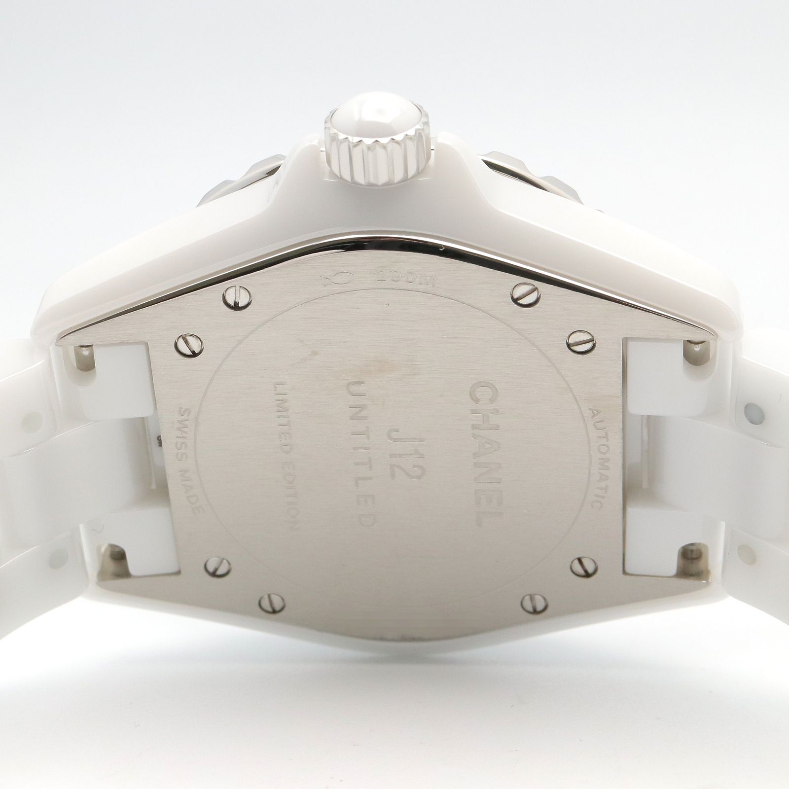 Chanel Watch Untitled White Ceramic — view 5