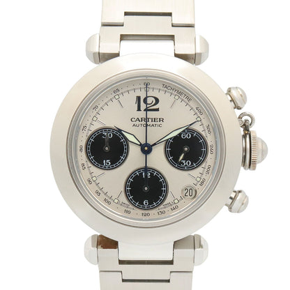 Cartier Watch Pasha C Chronograph Stainless Steel Boys