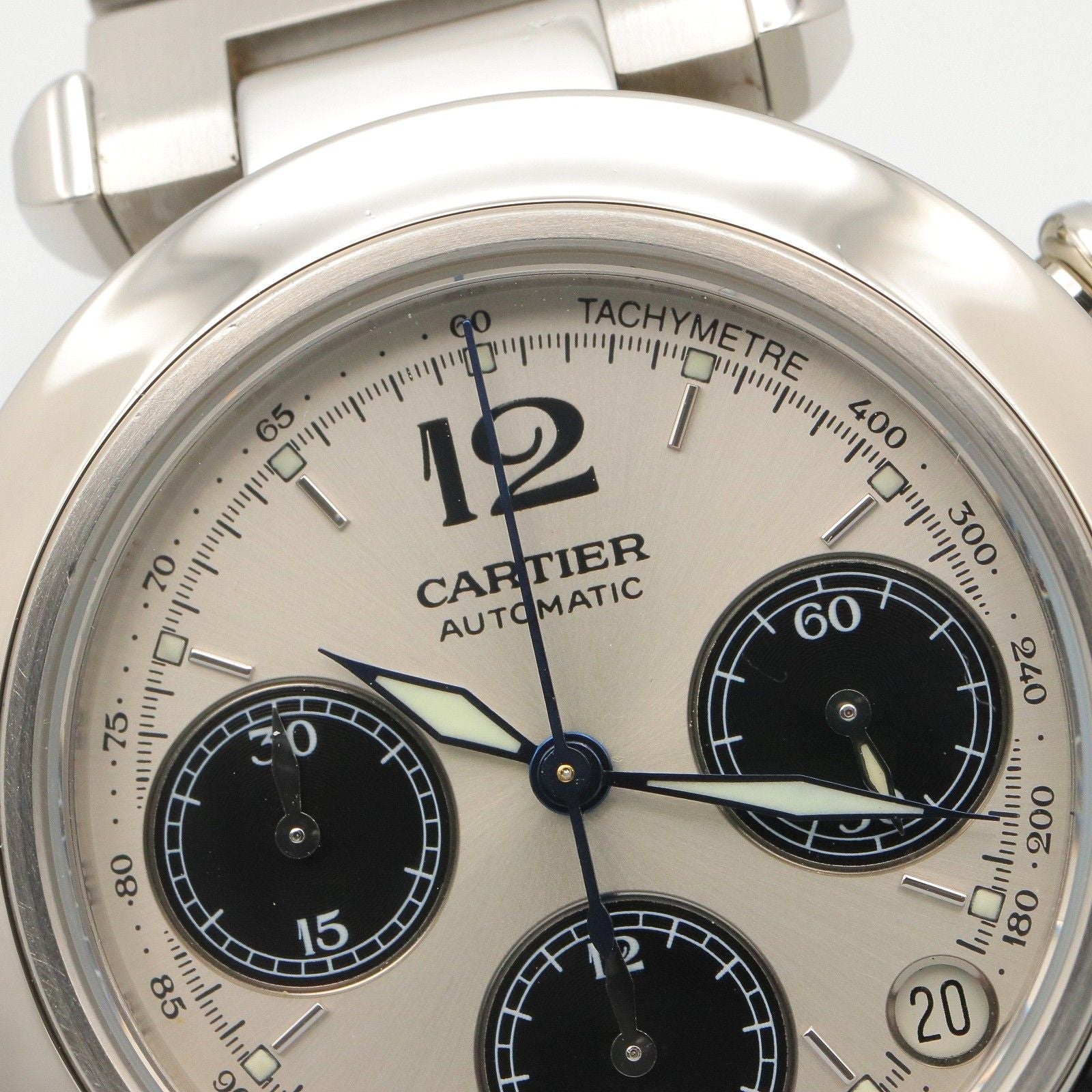 Cartier Watch Pasha C Chronograph Stainless Steel Boys — view 9