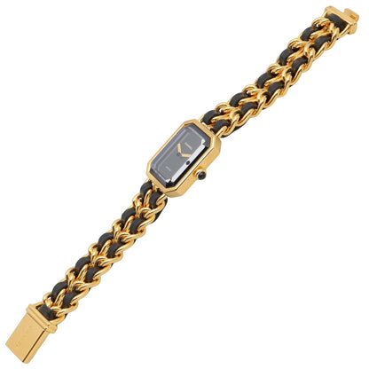 Chanel Watch Premiere M Black Leather — view 3