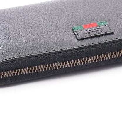 Gucci Round Wallet Sherry Line Black Leather — view 7