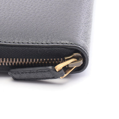 Gucci Round Wallet Sherry Line Black Leather — view 5