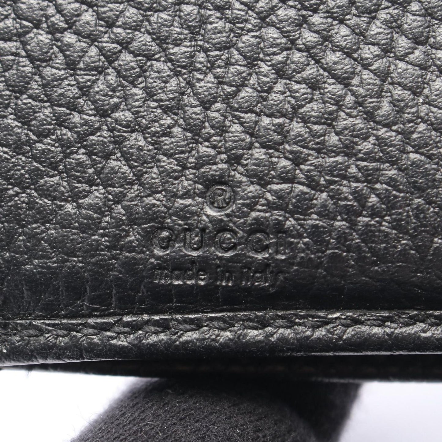 Gucci Trifold Wallet GG Marmont Compact Black Leather — view 5