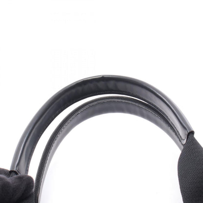 Balenciaga Tote Navy Cabas New M Black Canvas Leather — view 8