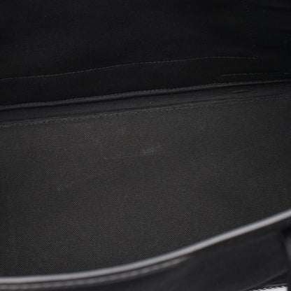 Balenciaga Tote Navy Cabas New M Black Canvas Leather — view 5