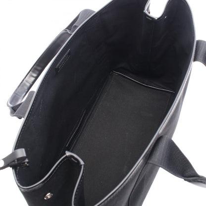 Balenciaga Tote Navy Cabas New M Black Canvas Leather — view 3