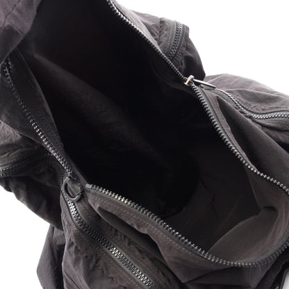 Bottega Veneta Boston Bag Intrecciato 2-Way Black Nylon Leather — view 3