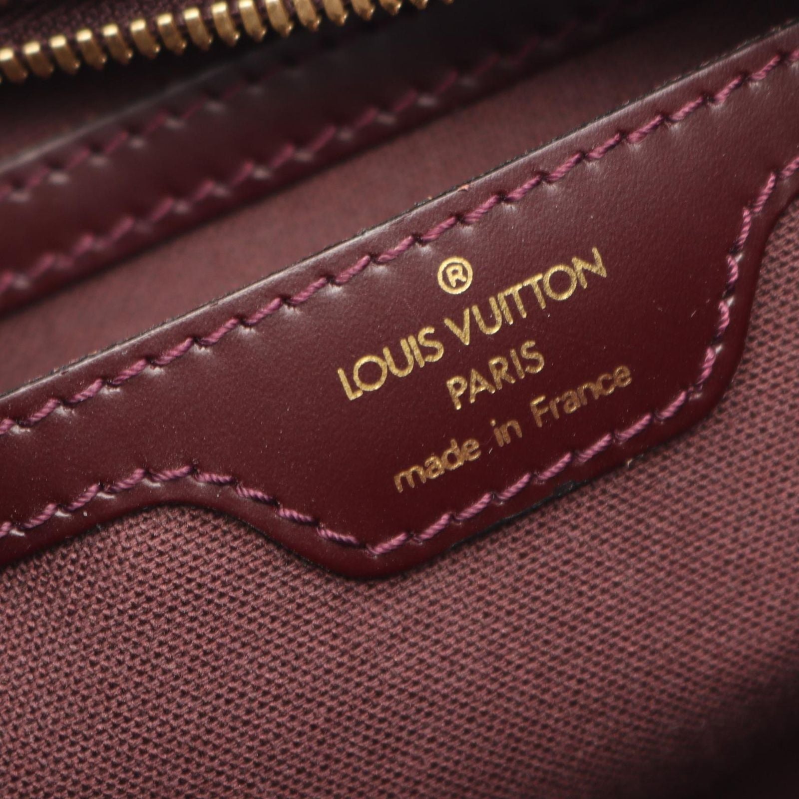 Louis Vuitton Shoulder Bag Reporter PM Taiga Acajou Leather Liporta — view 4