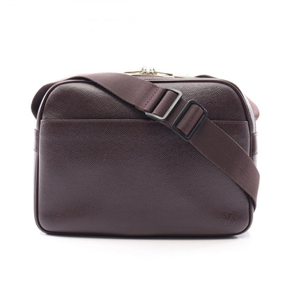 Louis Vuitton Shoulder Bag Reporter PM Taiga Acajou Leather Liporta