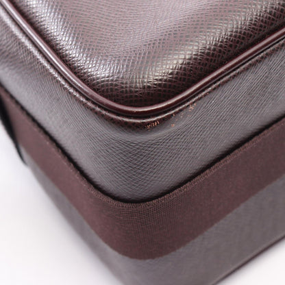 Louis Vuitton Shoulder Bag Reporter PM Taiga Acajou Leather Liporta — view 6