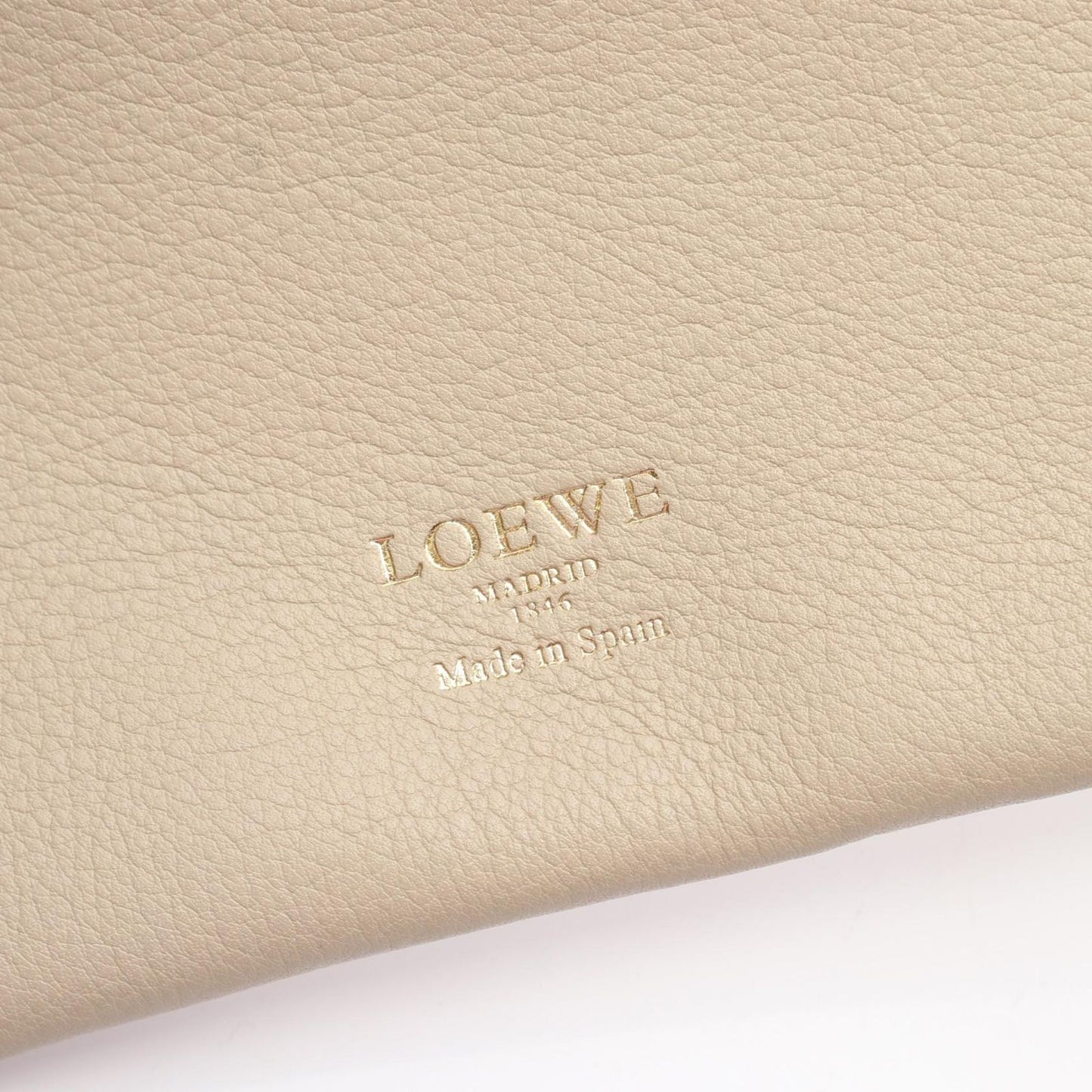 Loewe Handbag Braided Gray Ju Leather — view 4