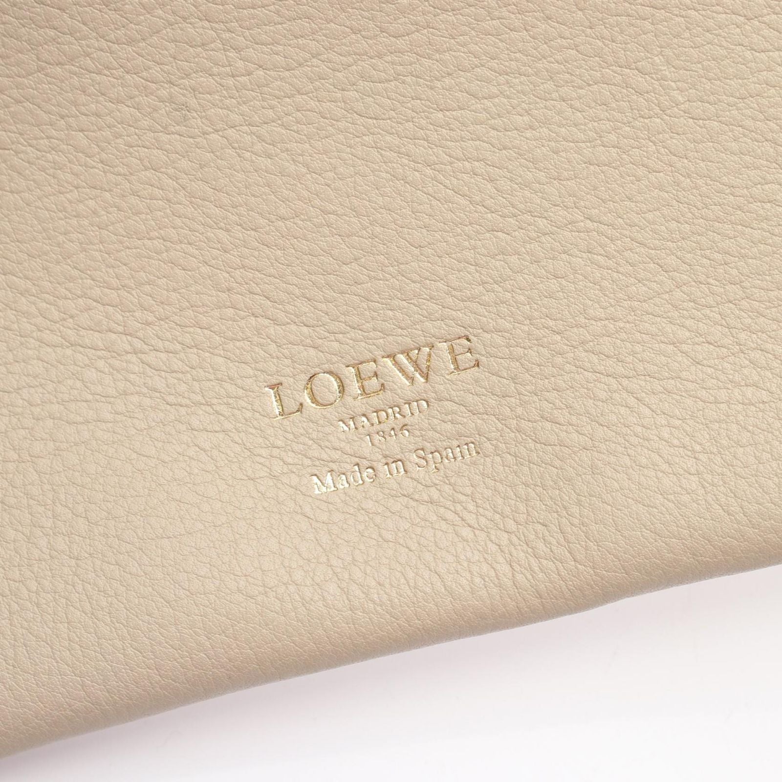 Loewe Handbag Braided Gray Ju Leather — view 4