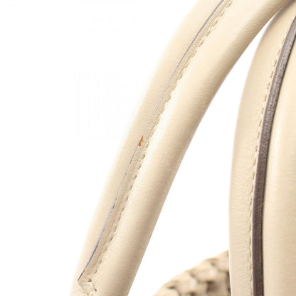 Loewe Handbag Braided Gray Ju Leather — view 6