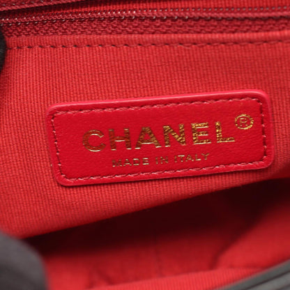 Chanel Shoulder Bag Quilted Black Leather Small Flap Chain — view 4