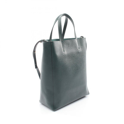 Celine Tote Vertical Small Cover 2-Way Green Leather — view 2