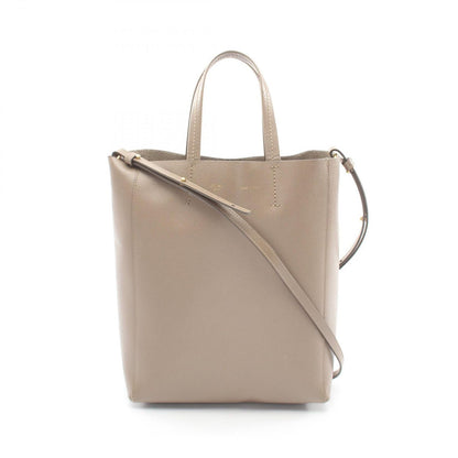 Celine Tote Vertical Small Cover 2-Way Gray Leather